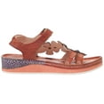 thumbnail image 6 of L'Artiste Goodie Hand-Painted Leather Floral Sandal, 6 of 8