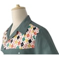 thumbnail image 4 of Nice Pattern Contrast Panel Men Shirts, 4 of 5