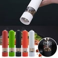 thumbnail image 3 of Electric Pepper Grinder Automatic Salt and Pepper Mill with Adjustable Coarseness One Hand Operation Spice Grinding Tool Green, 3 of 4