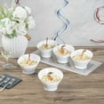 thumbnail image 4 of Restaurantware-7 Ounce Plastic Serving Bowls, 100 Round Incline Bowls - Disposable, Small, White Plastic Round Bowl, Unique Design, For Soups, Appetizers, Or Desserts, 4 of 11
