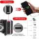 thumbnail image 5 of Linterna frontal LED recargable, 100.000 lúmenes superbrillante con 4 modos, con zoom, pantalla de alimentación digital, linterna frontal impermeable IPX6 con luz roja para senderismo, camping, caza,, 5 of 5
