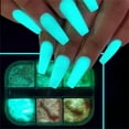 Luminous Neon Nail Powder Glow In The Dark Luminous Pigment Body Paint
