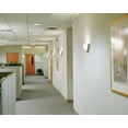 thumbnail image 4 of Progress Lighting Eclipse 1-Light Wall Sconce, Brushed Nickel, Satin White Glass Shade, 4 of 6