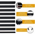 thumbnail image 2 of Cordless Zebra Blinds for Windows (36" W X 72" H, Black) Free-Stop Windows Shades Dual Layer Light Control for Day and Night, Light Filtering Sheer Shades for Home, Easy to Install, 2 of 6