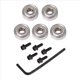 thumbnail image 4 of 5X Juego de Rodamientos de Cabeza de Cortador de Brocas de Enrutador de Rodamientos Superiores Kit de Accesorios de Rodamientos de Bolas Interior 4,76 mm Exterior 12,7 mm, 4 of 5