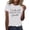 White, variant on MEICHEN Graduation Gifts for Her: Senior 2026 Shirts Class Of 2026 T Shirt In My Senior Causal College Graduation Teacher Tee Tops Womens Spring Summer Tops