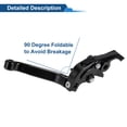 thumbnail image 6 of Unique Bargains Short Long Brake Clutch Levers for Yamaha YZF R1 99-01 6 Position Adjustable Motorcycle Handlebar Brake Lever Aluminum Alloy Black Handle Black, 6 of 6