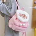 thumbnail image 3 of Wholesale 29cm Kawaii Hello my Kitties Sanrios Stuffed Backpack Kuromis y Melodies Soft PP Cotton Drawstring Hand Bags, 3 of 28