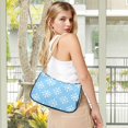 thumbnail image 5 of FORMRS Womens Shoulder Bag with Chain Strap Clutch Purse Cute Tote Handbag, Snowflake Pattern, 5 of 7
