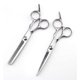 thumbnail image 4 of Tijeras profesionales de corte de cabello y tijeras de entresacar de 6 pulgadas para uso en salones y en el hogar., 4 of 5