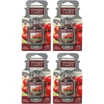 Yankee Candle Car Air Fresheners, Hanging Car Jar Ultimate, Neutralizes Odors Up To 30 Days, Black Cherry, 4 Packs