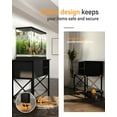 thumbnail image 4 of ZEKOO 40 Gallon Aquarium Stand,Metal Fish Tank Stand With Drawers, 4 of 5
