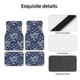 thumbnail image 4 of Fuzoiu Dragon Print Carpet Floor Mats for Car,Car Foot Mat Set,Universal Fit 4 Piece Mat Pad Set,Fits Most Cars Trucks Vans Sedans SUV Auto Carpet Mat Se, 4 of 7