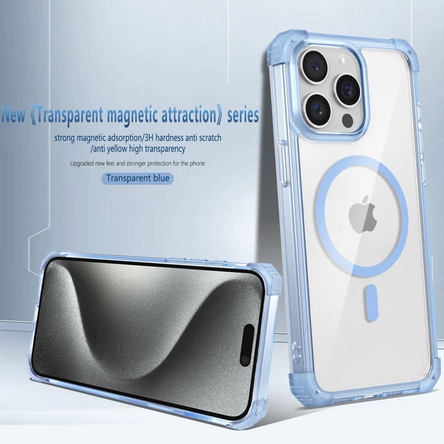 Luxury Magnetic Wireless Charge Phone Case For iPhone 16 Pro Max 16 Plus 15 14 13 12 11 Pro Max 16Pro Max Cover Protective Cases 03 For iPhone 14 Pro