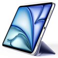 thumbnail image 5 of For iPad Air 13 (2024) Case PC PU Leather Origami Stand Magnetic Tablet Cover - Grey, 5 of 5