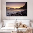 thumbnail image 2 of Elephant Stock Waipi'o Island Shores Wall Art - Horizontal Canvas Wall Art - Living Room Wall Decor - Beach Canvas - Gray And Black Decor - 51" x 34", 2 of 8