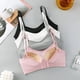 thumbnail image 2 of Enroscado Color Sólido Algodón Sling Wrap Pecho Antideslumbrante Cómodo Transpirable Minimizador Sujetador Ropa Interior Mujeres, 2 of 5