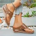 thumbnail image 5 of Wensltd Women's Wedge Sandals Casual Outdoor Wear Comfortable Stylish Design Lightweight Chunky Sole Sandals for Summer, 5 of 9