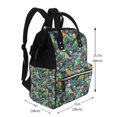thumbnail image 2 of Daiia Dinosaur Plays Soccer Large Capacity Baby Bag Waterproof Stylish Diaper Bag Mummy Backpack Adjustable Straps Diaper BagBaby Essentials Bag, 2 of 6