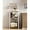 White, variant on 4 Tier Coffee Bar Station, Corner Bakers Rack with 5 Hooks & Wire Basket, Coffee Maker Stand for Small Space, Kitchen Storage Shelf for Entryway, Living Room, Café, White, 16.5"x13"x47.8"