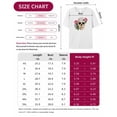 thumbnail image 7 of T Shirts for Women Short Sleeve Cotton Crewneck T-Shirt, Skull Flora Leafl Embroidery Tee Tops Casual Basic T-Shirts, XS-5XL White XXL, 7 of 7