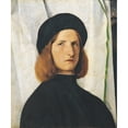 thumbnail image 2 of Young Man With An Oil Lamp (Portrait Of A Young Man In Front Of A White Curtain) Poster Print (18 x 24), 2 of 2