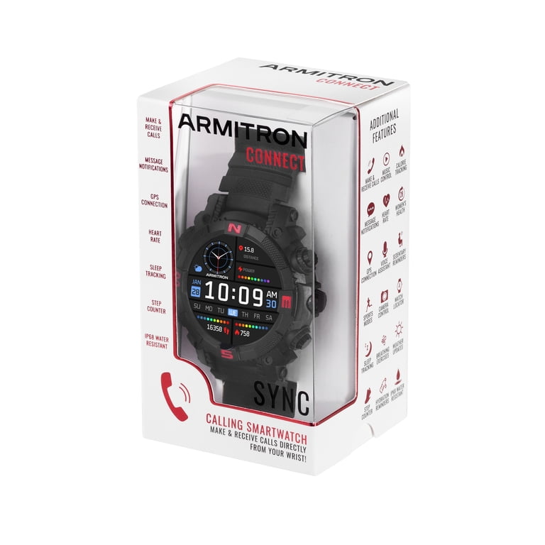 Armitron Sync Adult 53mm Smart Watch, Black photo 3