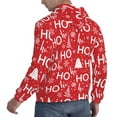 thumbnail image 3 of Hoodies for Men - Christmas Hohoho Long Sleeve Comfrt Men'S Fashion Hoodies & Sweatshirts, Sweatshirts for Men Hoodies Pullover Clothing Clothes with Pouch, 3 of 7