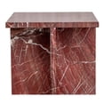 thumbnail image 4 of Moe's Home Collection Table d'Appoint Blair Rosso Levanto en Marbre Pierre, 4 of 6