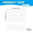 thumbnail image 2 of 20 Pack Blank Cards, Inkjet Plastic ID Card Printable Business Cards, Waterproof Double Sided Printing White, 2 of 7