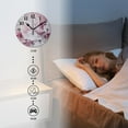thumbnail image 4 of 10 Inch Wall Clock Battery Operated Silent Clock Decorative for Office, Kitchen, Outdoor, Living RoomBeautiful Rose Flower Floral on White Beautiful, 4 of 4