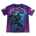 thumbnail image 4 of Monster Jam Marvel's Monster Trucks Black Panther Athletic T-Shirt Toddler to Big Kid, 4 of 5