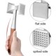 thumbnail image 4 of Meat Hammer, Heavy Duty Meat Tenderizer, Steak Hammer with Wood Handle and Food Grade Zinc Alloy, 2 in 1 Kitchen Mallet, 26 CM, 4 of 4