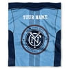 MLS New York City FC "Jersey" Personalized Silk Touch Throw Blanket