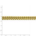 thumbnail image 4 of Leslie's Real 10kt Yellow Gold Semi-Solid 9.3mm Miami Cuban Chain Chain ; Lobster Clasp; for Adults and Teens; for Women and Men, 4 of 4