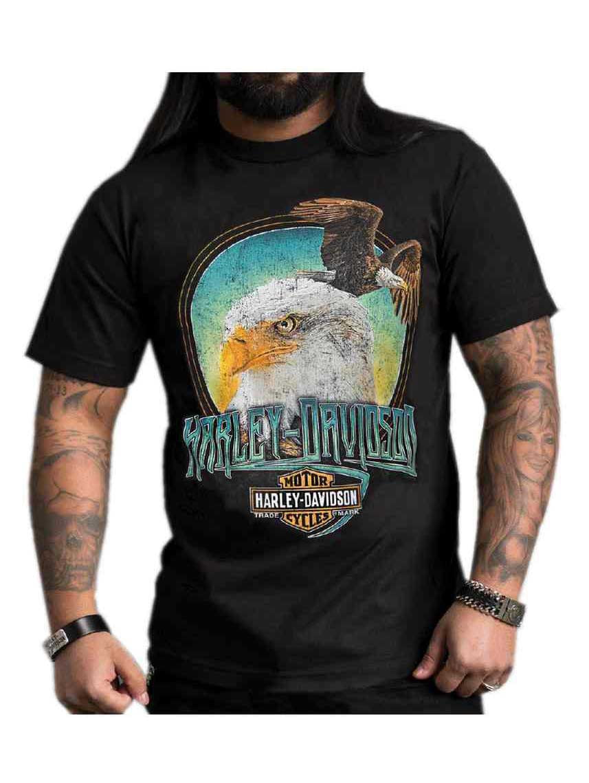 Harley-Davidson Men's Custom Freedom Short Sleeve Crew Neck Tee ...