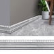 thumbnail image 1 of Xihbxyly Moldura de Espuma Autoadhesiva, Moldura de Zócalo de Pvc Flexible, Fácil de Despegar y Pegar, Borde de Pared Multifuncional, Decoración para Oficina, Sala de Estar y Cocina, Tamaño 230 X 8 C, 1 of 2