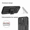 thumbnail image 5 of Asuwish Compatible with iPhone 15 Pro 6.1 inch Phone Case Tempered Glass Screen Protector Slim Stand Hybrid Heavy Duty Rugged Protective Cell Cover for i Phone15 i15 15Case Women Men Black, 5 of 8