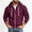 07-Wine, variant on Diufon Zip Up Hoodie Men Long Sleeve Big and Tall Going Out Hooded Jackets Fall Winter Warm Pullover Sweatshirts