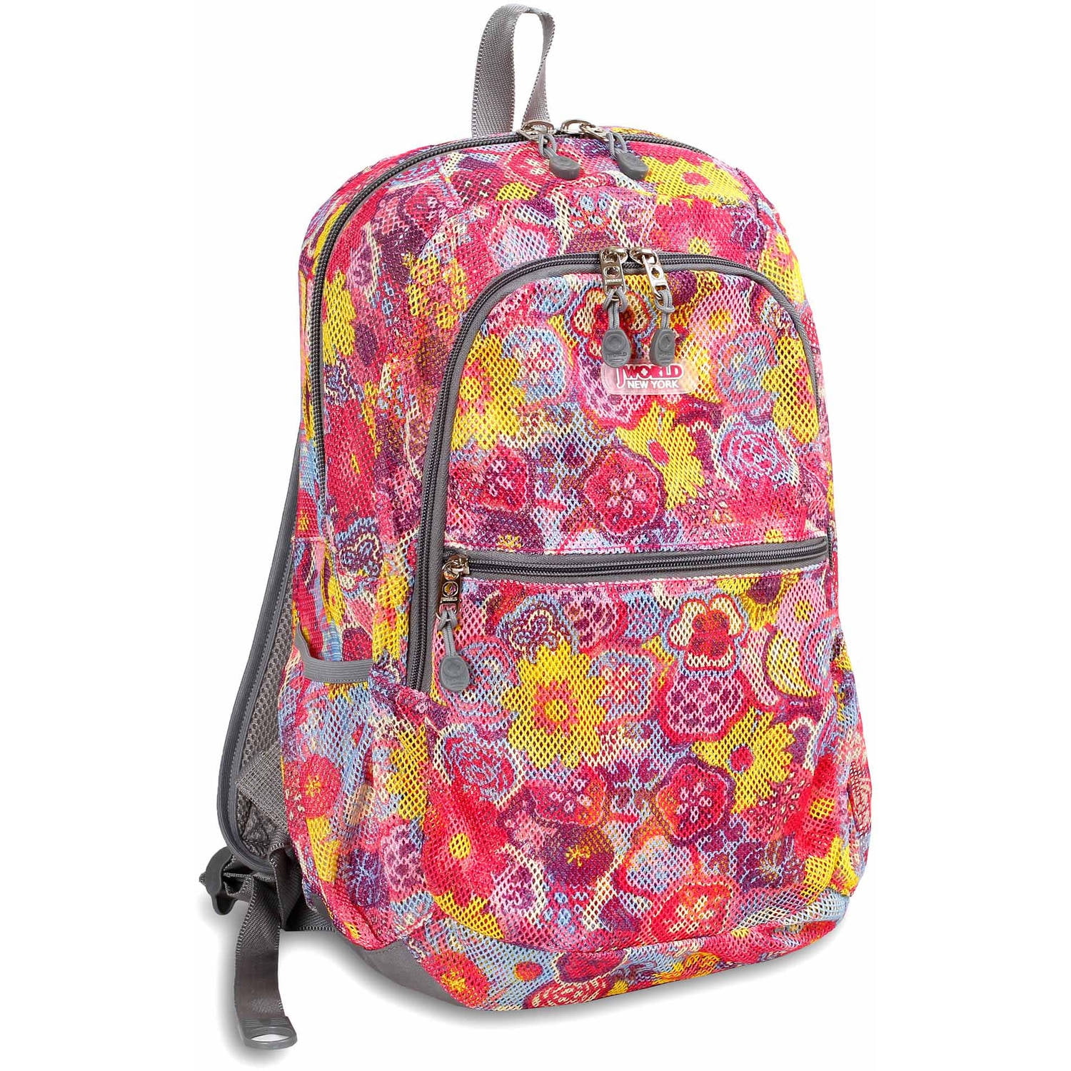 girls mesh bookbags