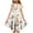 Multicolor 13, variant on LJEFF Girls Dress with Pocket, Easter Print Crew Neck Short Sleeves Flowy Tiered Skirt Casual Dresses for Kids Multicolor Size 4-5 T