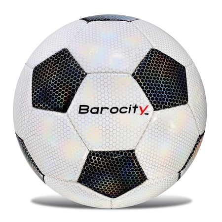 Barocity Classic Black & White Size 3 Soccer Ball - Boys and Girls Soccer Ball Premium Outdoor and Indoor Soccer Ball for Toddlers Playtime and Practice Games - Cool Ball for All Ages