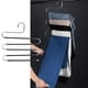thumbnail image 5 of Colgador de pantalones Jeans colgante de pantalones armario Rack de Negro Sunnimix organizador de perchas para pantalones, 5 of 8