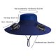 thumbnail image 3 of Solar Powered Outdoor Fishing Hat with Adjustable 3 Speed Fan for Men - USB and Solar Charging, Breathable Mesh Sun Protection, 3 of 7