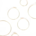 thumbnail image 4 of Humble Chic Thin Hoop Earrings for Women - Lightweight Hoops, 18K Gold Plated - 1.5 inch, 4 of 9