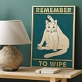 thumbnail image 4 of Encantadora impresión animal sin marco pintura impermeable imagen desmontable galería interior cartel decorativo decoración de pared 3 piezas Methold HA010727-00, 4 of 7