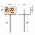 thumbnail image 6 of Eveokoki Merry Christmas Yard Signs Christmas Lawn Outdoor Decoration for Xmas Winter Holiday Art Yard Lawn Sign with Metal Stakes For Home Garden Front Decorations, 6 of 6