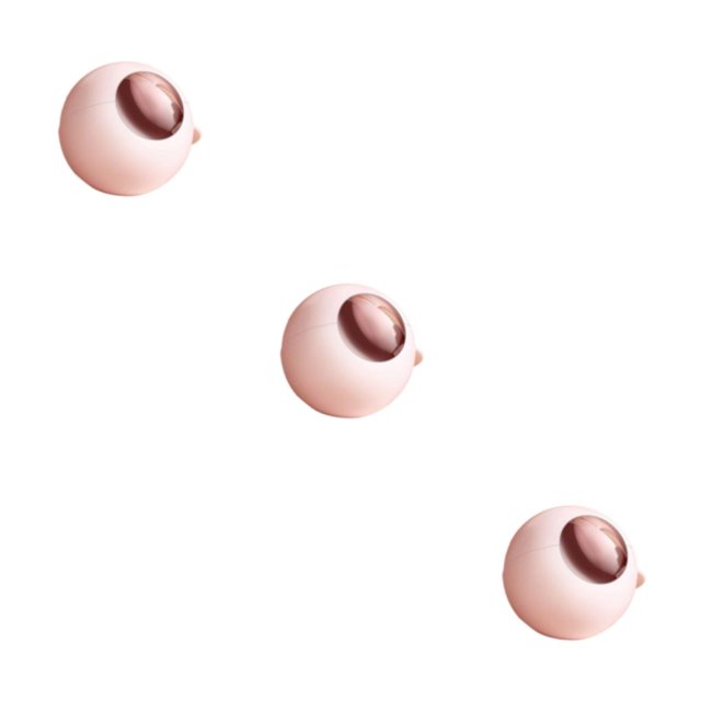maskred Washable Pet Hair Removal Tool For Easy And Effective Cleaning Multi-purpose Sticky Lint Roller Ball pink gold 3Set