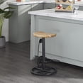 thumbnail image 3 of DecMode Metal Bike Counter Stool with Pedals, Brown, 3 of 11