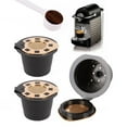 thumbnail image 2 of Cheers 3 Pcs Capsule Filtre à Café en Acier Inoxydable Rechargeable Réutilisable pour Nespresso, 2 of 8